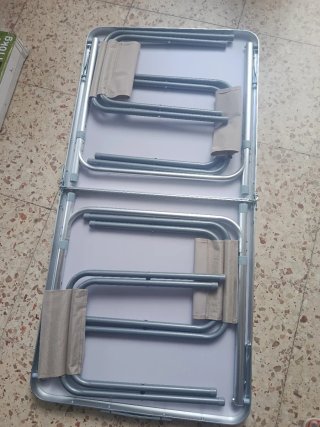 Mesa plegable camping ALLPERCOM con 4 taburetes