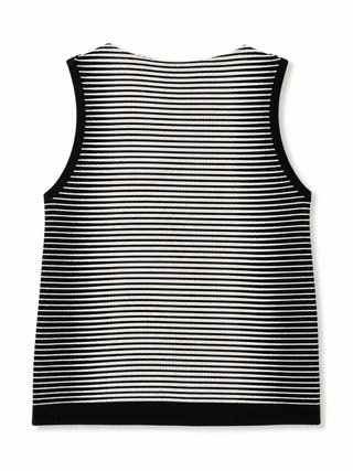 Top Zara Rayas Blanco y Negro