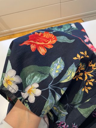 Falda midi floral verano