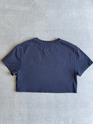 T-shirt Tommy Hilfiger cropped bandiera USA