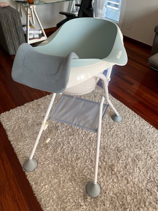 Bañera Beaba con soporte y acolchado