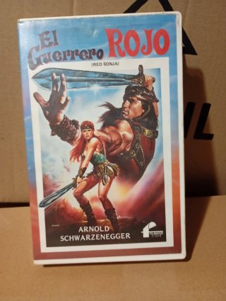 Película El Guerrero Rojo en VHS