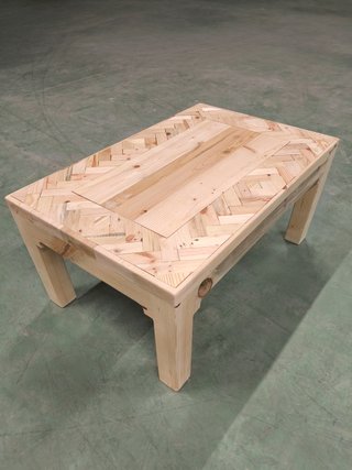 Mesa de centro madera diseño único