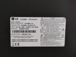 TV LG LED FULL HD 47LV3550