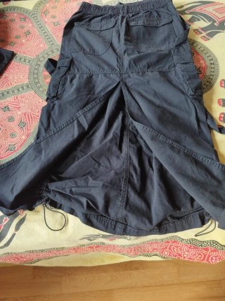 Falda gótica cargo mujer