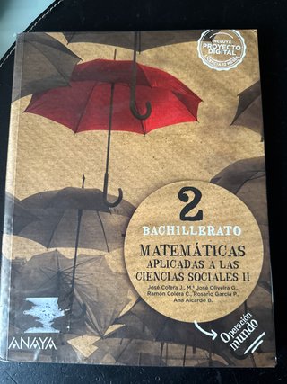 Matemáticas aplicadas a las Ciencias Sociales I...