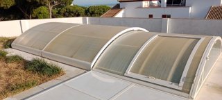 Cubierta Piscina Abrisud 3x6 Metros