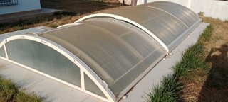 Cubierta Piscina Abrisud 3x6 Metros