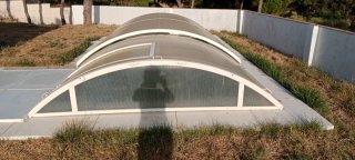 Cubierta Piscina Abrisud 3x6 Metros