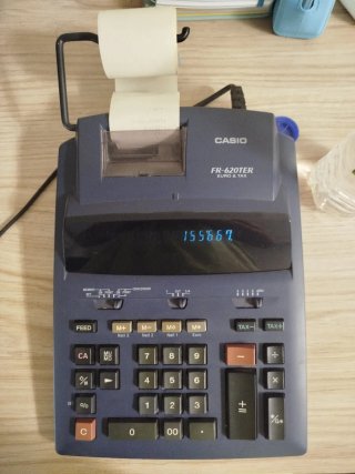 Calculadora Casio FR-620TER Euro & Tax