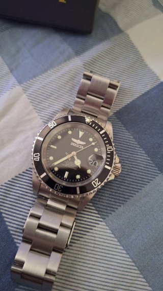 Invicta Pro Diver Automático Negro/Plata
