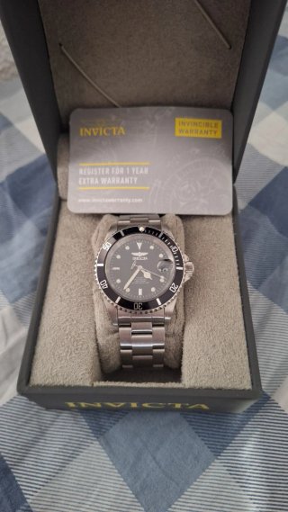 Invicta Pro Diver Automático Negro/Plata