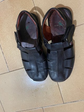 Sandalias Fluchos Hombre Negras