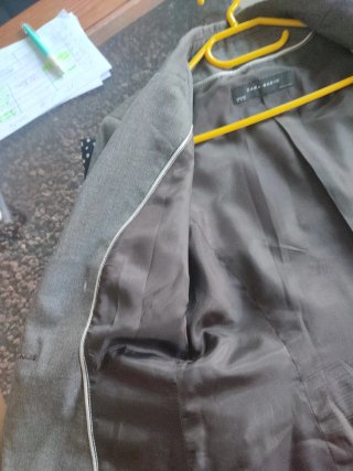 Americana Zara Gris Talla M
