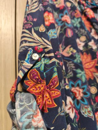 Blusón estampado talla única
