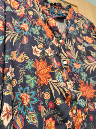 Blusón estampado talla única