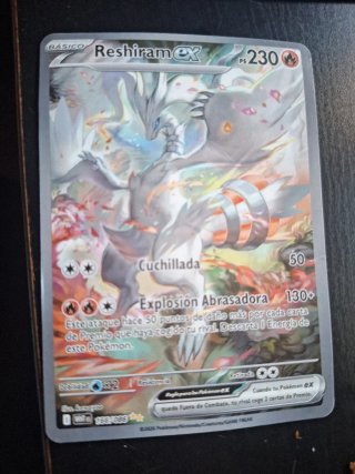 Carta Pokémon Reshiram EX 230 PS