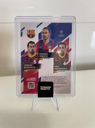 Xavi Iniesta Busquets /50 Topps Total Football