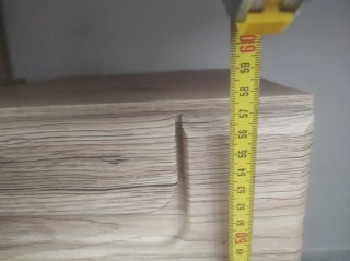 Mueble bajo lavabo madera, poco uso