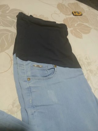 Pantalones premamá vaqueros azules
