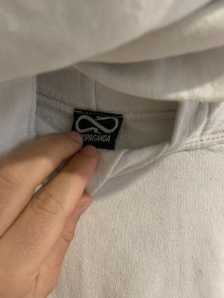 Felpa Propaganda x Mad Rioska Unisex Bianca