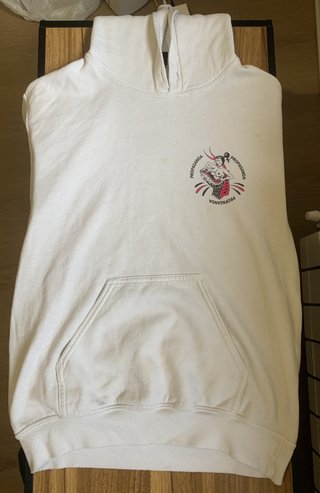 Felpa Propaganda x Mad Rioska Unisex Bianca