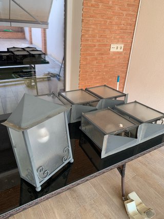Faroles de forja artesanal