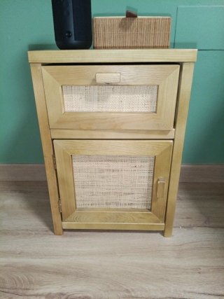 Cabecero y Mesitas de Noche Madera