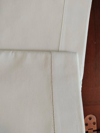 Lenzuolo matrimoniale Wild cotone bianco