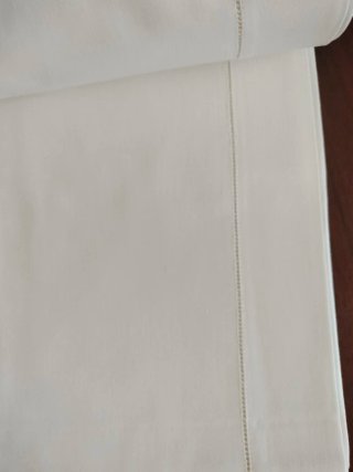 Lenzuolo matrimoniale Wild cotone bianco