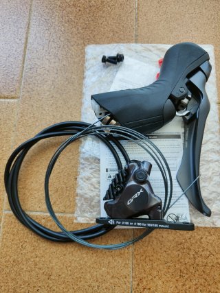 Shimano GRX ST-RX820-LA + Pinza BR-RX820 Nuevo