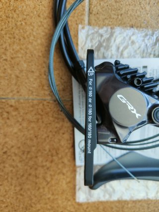 Shimano GRX ST-RX820-LA + Pinza BR-RX820 Nuevo
