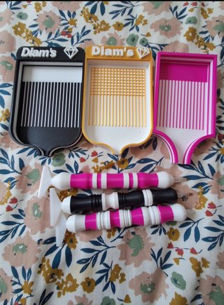 Pack Diamond Painting Bandejas y Bolígrafos