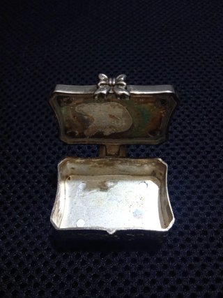 Cajita joyero de plata