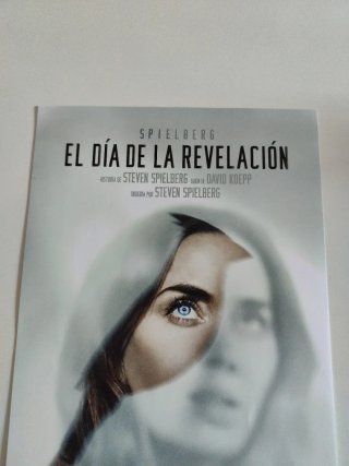 Póster Película El Día de la Revelación Spielberg