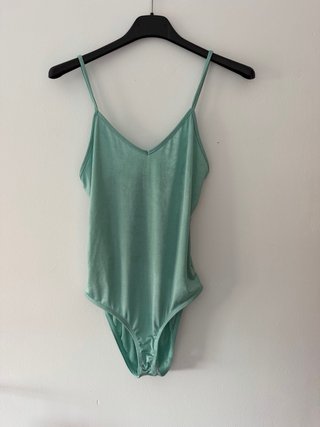 Body Mango tirantes turquesa Talla S