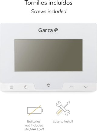 Garza termostato digital programable pared