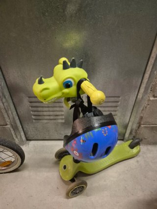 Patinete 3 Ruedas Infantil Dinosaurio