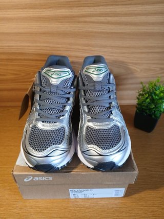 Asics Gel Kayano Zapatillas Running Plata Verde