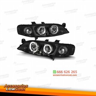 FAROS OJOS  DE ANGEL  OPEL VECTRA B 95-98. COLOR