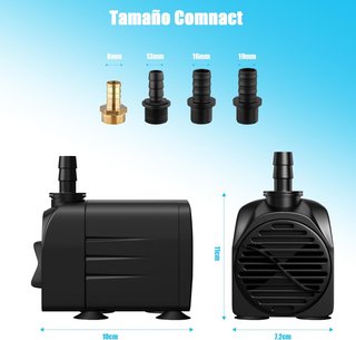 Lniz bomba de agua sumergible 3200 L/H
