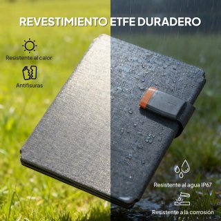 Cargador Solar Plegable 36W Portátil