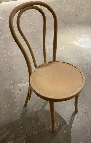 16 Sillas de Madera Beige/Marrón