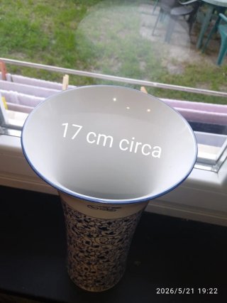 Vaso ANCAP Porcellana Dec. Azulejos Blu
