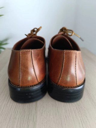 Zapatos de piel Marco Giovanni Marrones Talla 39