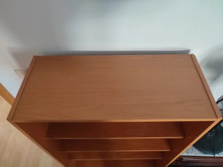 Estantería de madera 4 baldas