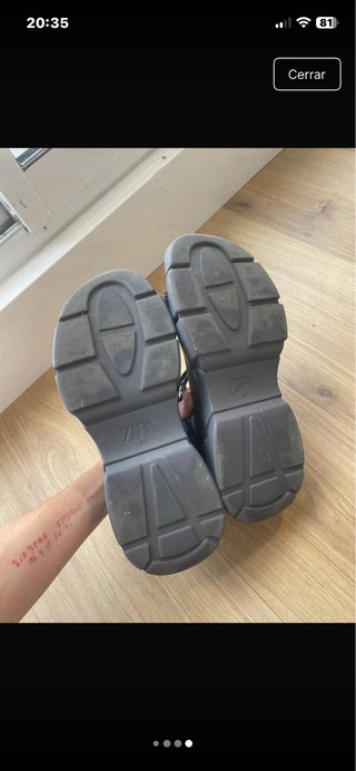 Sandalias Zara Mujer Gris