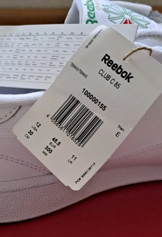 Zapatillas Reebok Club C85 Blancas y Verdes