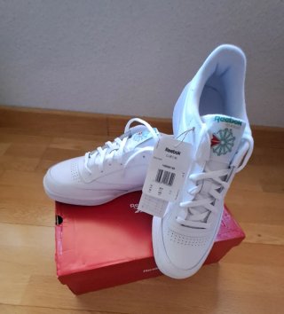 Zapatillas Reebok Club C85 Blancas y Verdes