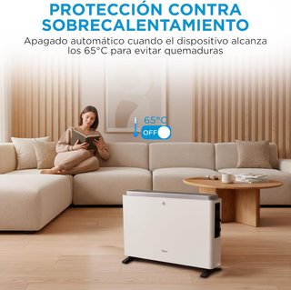 MIDEA radiador eléctrico portátil bajo consumo